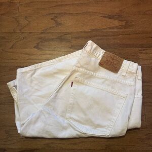 Levi's Classic White Jeans